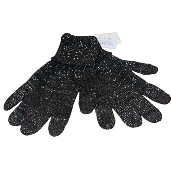 NWT Style & Co black gloves. One size. - Picture 1 of 3